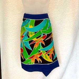 NWOT Hawaiian-made birds of paradise sarong